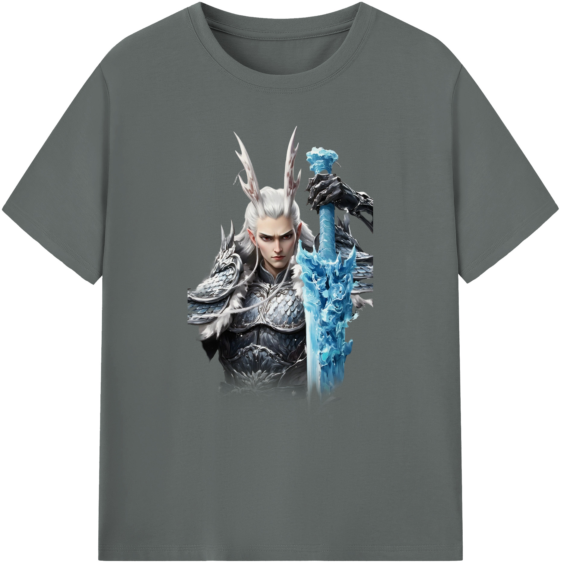 （画像用） Ne Zha 2 ナタ 魔童の大暴れ 綿100％ メンズ半袖Tシャツ｜肌触りやわらか＆通気性